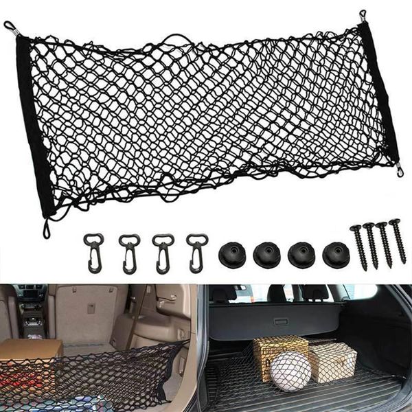 universal car rear trunk boot organizer pocket cargo net mesh storage receive arrange accessories 
universal car rear trunk boot organizer pocket cargo net mesh storage receive arrange accessories