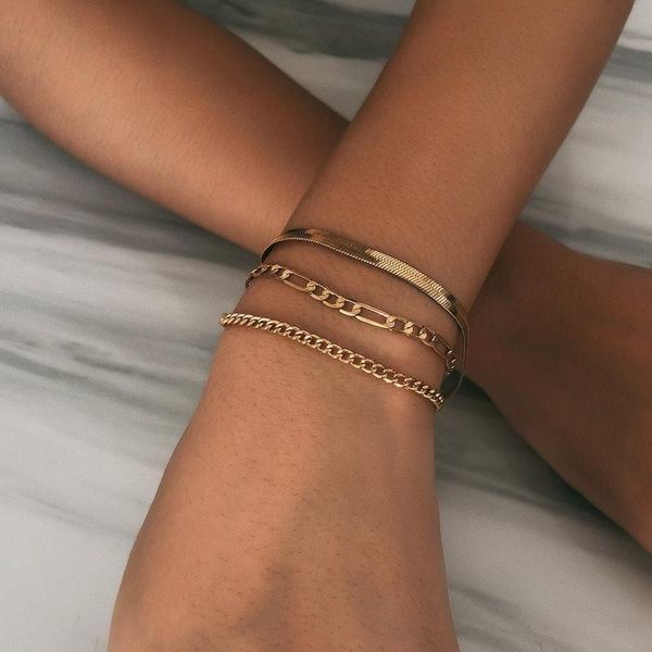 charm bracelets 3pcs hip hop thick wrist men/women punk metal chunky cuban link hand chains wristband jewelry fashion layers gifts, Golden;silver
charm bracelets 3pcs hip hop thick wrist men/women punk metal chunky cuban link hand chains wristband jewelry fashion layers gifts, Golden;silver