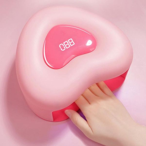nail dryers 180w uv light led heart shape lamp gel polish dryer curing tool