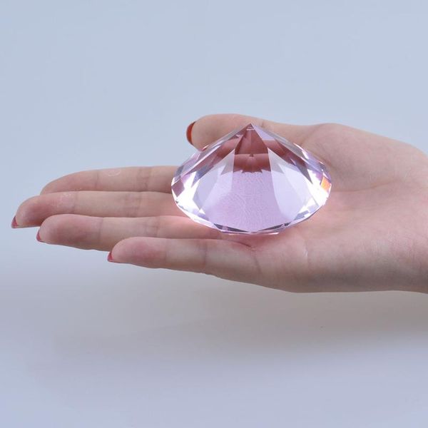 30-150mm pink glass diamond party decoration crystal large romantic home ornaments chrismas gifts decorative objects & figurines
30-150mm pink glass diamond party decoration crystal large romantic home ornaments chrismas gifts decorative objects & figurines
