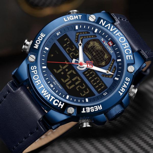 wristwatches naviforce watches mens analog digital sports wristwatch luminous waterproof quartz clock male relogio masculin, Slivery;brown
wristwatches naviforce watches mens analog digital sports wristwatch luminous waterproof quartz clock male relogio masculin, Slivery;brown