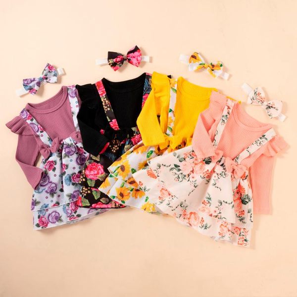clothing sets 3pcs baby girl clothes set toddler kid long sleeve solid ruffled ribbed +floral bow suspender skirts+headbands, White
clothing sets 3pcs baby girl clothes set toddler kid long sleeve solid ruffled ribbed +floral bow suspender skirts+headbands, White