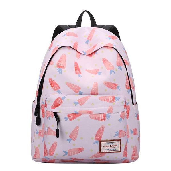 backpack carrot printing woman large capacity travel bagpack water resistant kawaii school bookbags canvas mochila pink knapsack
backpack carrot printing woman large capacity travel bagpack water resistant kawaii school bookbags canvas mochila pink knapsack