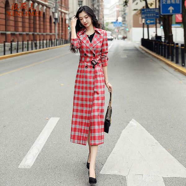 women's trench coats women casual long coat with sashes double breasted windbreaker 2021 spring print fashion ladies outerwear y458, Tan;black
women's trench coats women casual long coat with sashes double breasted windbreaker 2021 spring print fashion ladies outerwear y458, Tan;black