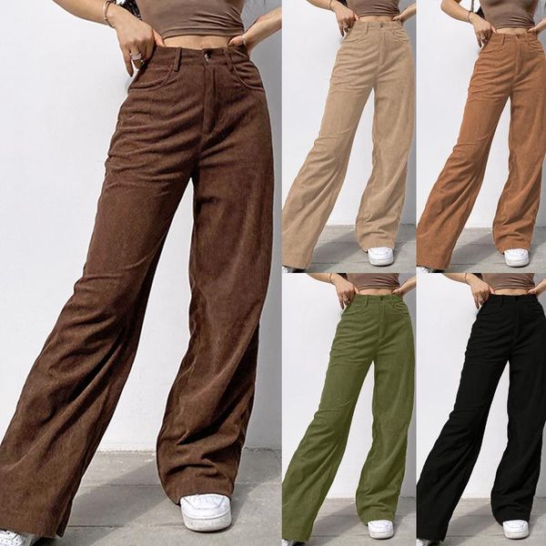 women's pants & capris women wide leg 2022 summer thin straight pockets corduroy mid waist trousers large size, Black;white
women's pants & capris women wide leg 2022 summer thin straight pockets corduroy mid waist trousers large size, Black;white