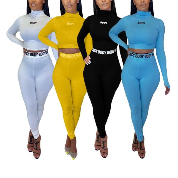 women's tracksuits 2-pcs long sleeve sportswear letter print elastic high collar crop tight-fitting pant outfit set, Gray
women's tracksuits 2-pcs long sleeve sportswear letter print elastic high collar crop tight-fitting pant outfit set, Gray