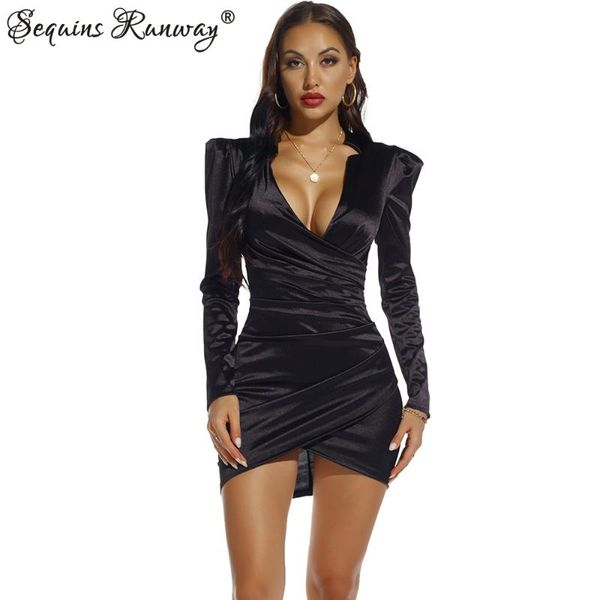 casual dresses black satin silk puff long sleeve autumn dress women summer red bodycon club party ruffles wrap mini vestidos, Black;gray
casual dresses black satin silk puff long sleeve autumn dress women summer red bodycon club party ruffles wrap mini vestidos, Black;gray