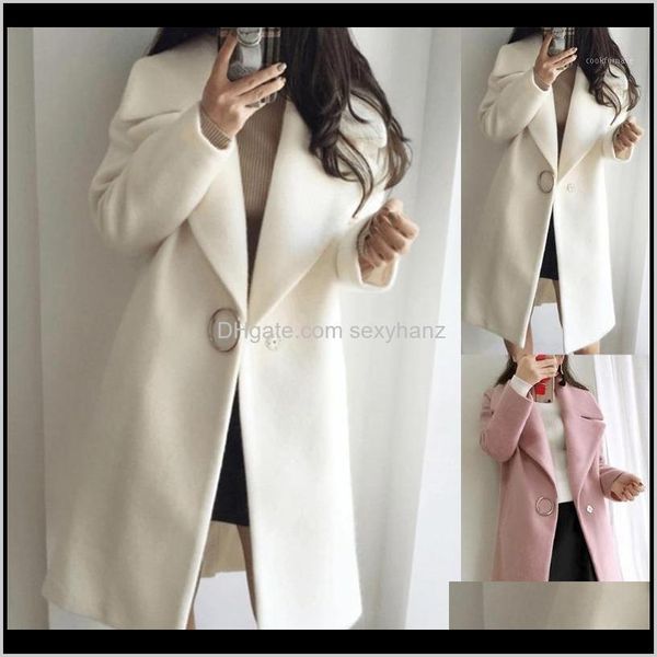trench outerwear & womens clothing apparel drop delivery 2021 loose warm cotton + spandex long winter coat turn-down collar adjustable wool, Tan;black
trench outerwear & womens clothing apparel drop delivery 2021 loose warm cotton + spandex long winter coat turn-down collar adjustable wool, Tan;black