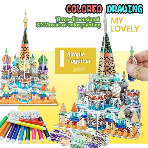 diy manual painting 3d puzzle cartoon castle garden zoo assembly model jigsaw interesting learning education toy kids gift
diy manual painting 3d puzzle cartoon castle garden zoo assembly model jigsaw interesting learning education toy kids gift