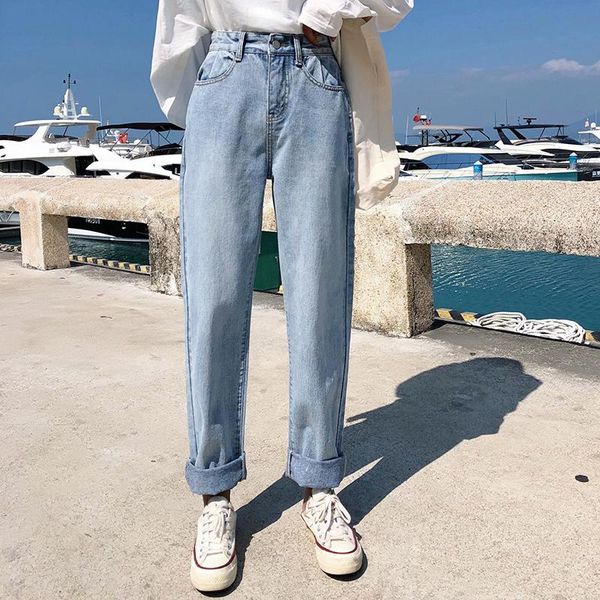 women's jeans vintage blue woman high waist boyfriend for women pantalones de mujer cintura alta casual denim pants ladies
women's jeans vintage blue woman high waist boyfriend for women pantalones de mujer cintura alta casual denim pants ladies