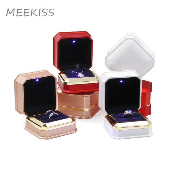 jewelry pouches, bags high-end octagonal phnom penh box with light creative proposal ring led luminous necklace gift, Pink;blue
jewelry pouches, bags high-end octagonal phnom penh box with light creative proposal ring led luminous necklace gift, Pink;blue