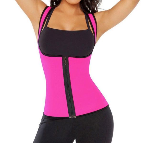 gym clothing women corset waist trainer bodysuit tummy control full body shaper with adjustable zipper ena88, White;black
gym clothing women corset waist trainer bodysuit tummy control full body shaper with adjustable zipper ena88, White;black