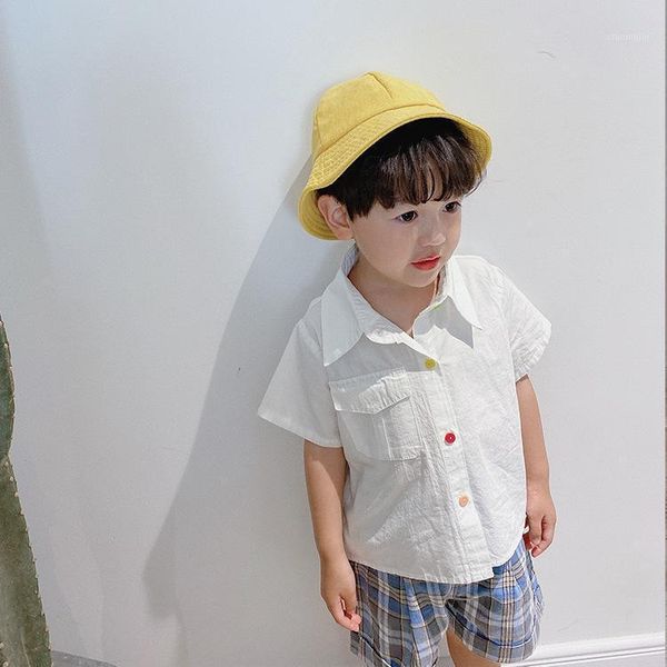 summer boys cotton white short sleeve shirts 2021 children all-match casual shirt clothing, White;black
summer boys cotton white short sleeve shirts 2021 children all-match casual shirt clothing, White;black
