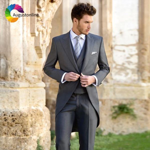 men's suits & blazers grey men tailcoat wedding bridegroom custom slim fit groom tailored tuxedo man gentleman costume homme, White;black
men's suits & blazers grey men tailcoat wedding bridegroom custom slim fit groom tailored tuxedo man gentleman costume homme, White;black