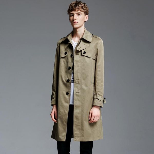 men's trench coats autumn/winter trun down collar single breasted men coat hight quality casual windbreaker plus size 5xl 6xl, Tan;black
men's trench coats autumn/winter trun down collar single breasted men coat hight quality casual windbreaker plus size 5xl 6xl, Tan;black