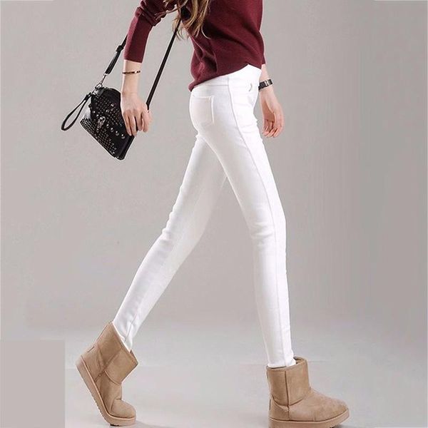 women's pants & capris warm thick winter women plus size fleece female velvet ladies office pant autumn, Black;white
women's pants & capris warm thick winter women plus size fleece female velvet ladies office pant autumn, Black;white