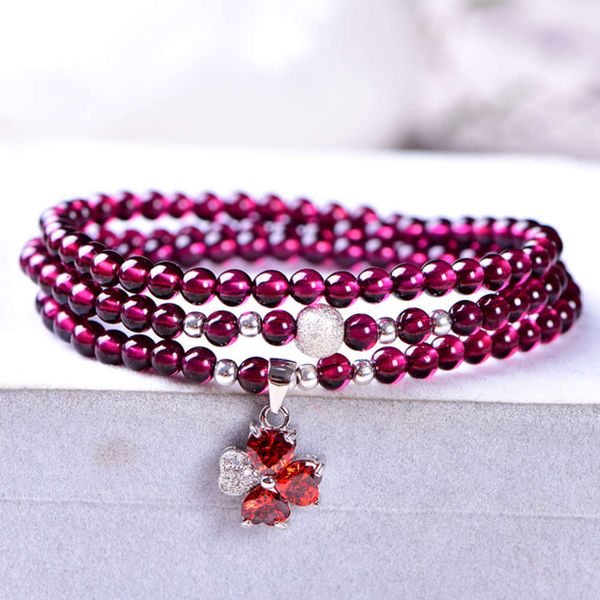 straight natural purple tooth black clover bracelet for women, three circle bracelet (4.5mm)
straight natural purple tooth black clover bracelet for women, three circle bracelet (4.5mm)
