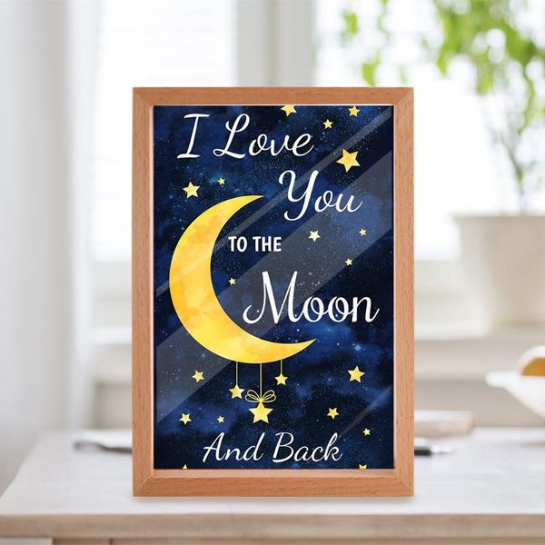 lovely good night moon pattern pos holder eco-friendly solid wooden picture frame placing po living room simple ornaments frames
lovely good night moon pattern pos holder eco-friendly solid wooden picture frame placing po living room simple ornaments frames