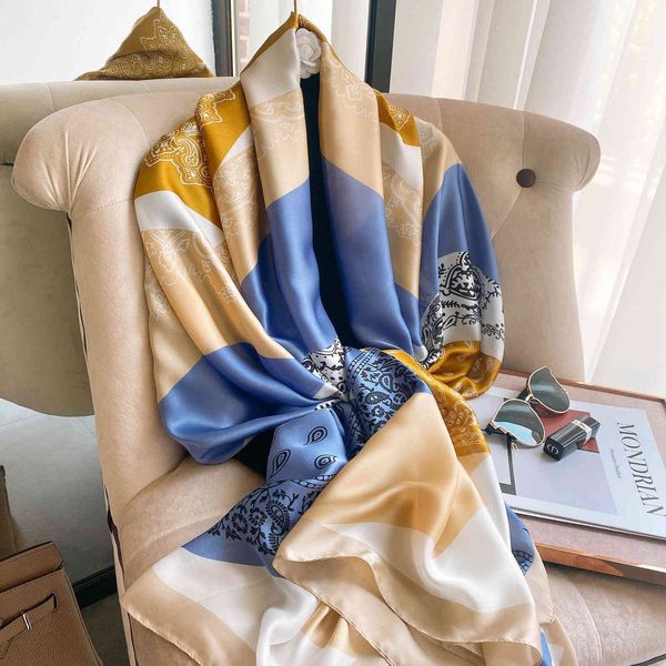 70% off design scarf simulated geometric printing decoration air conditioning shawl korean version new silk satin thin versatile sunscreen b, Black;purple
70% off design scarf simulated geometric printing decoration air conditioning shawl korean version new silk satin thin versatile sunscreen b, Black;purple
