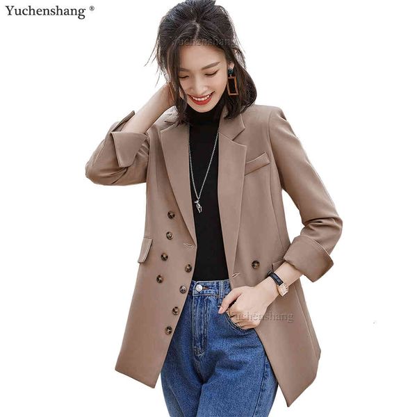 women's suits & blazers new arrival button decoration black brown solid women blazer fashion girl long sleeve loose winter jack, White;black
women's suits & blazers new arrival button decoration black brown solid women blazer fashion girl long sleeve loose winter jack, White;black