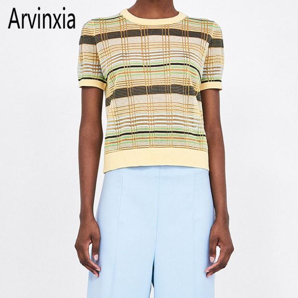 women's sweaters arvinxia color striped o neck woman arrivals short sleeves lady pullovers transparent knitted femme shirts, White;black
women's sweaters arvinxia color striped o neck woman arrivals short sleeves lady pullovers transparent knitted femme shirts, White;black