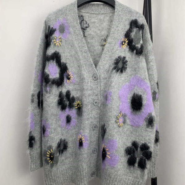 women's sweaters sweaters mohair knit sweater floral long sleeve single breasted coat loose autumn and winter v-neck car elg8, White;black
women's sweaters sweaters mohair knit sweater floral long sleeve single breasted coat loose autumn and winter v-neck car elg8, White;black