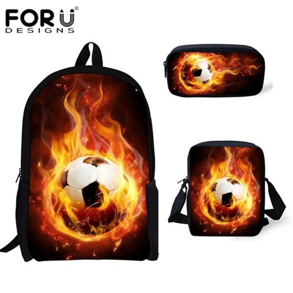 backpack forudesigns 3d water fire football soccer school backpacks 3 pcs/set children bags travel for teenager boys kid
backpack forudesigns 3d water fire football soccer school backpacks 3 pcs/set children bags travel for teenager boys kid