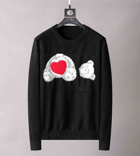 men's sweaters 21fw fall winter italy paris mens letter love bear angels palm sweater crew neck pullover high street women's face, White;black
men's sweaters 21fw fall winter italy paris mens letter love bear angels palm sweater crew neck pullover high street women's face, White;black