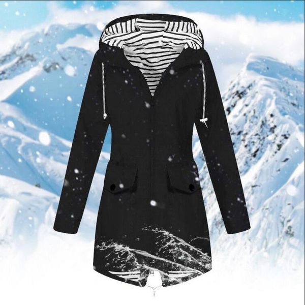 women's jackets 2021 slim autumn womens coat elegant waterproof rain jacket outdoor plus solid color hooded raincoat windproof zipper, Black;brown
women's jackets 2021 slim autumn womens coat elegant waterproof rain jacket outdoor plus solid color hooded raincoat windproof zipper, Black;brown