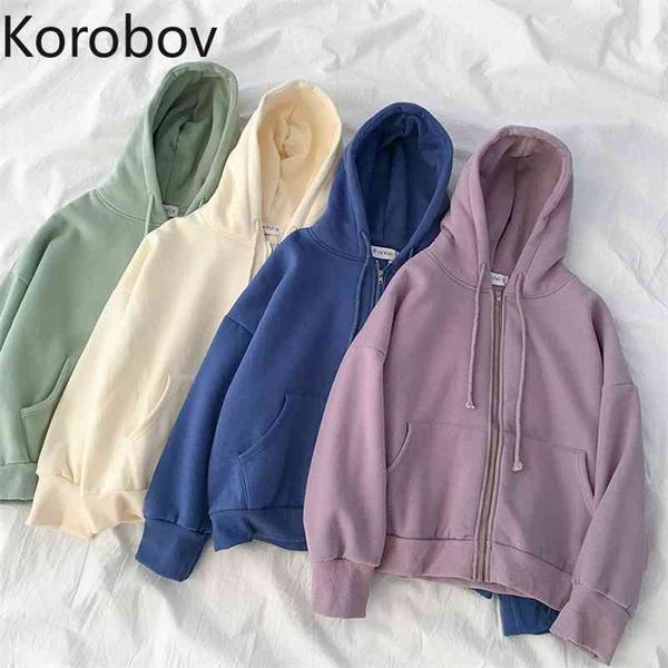 korobov korean harajuku female hoodies oversize ulzzang hoodie vintage autumn winter long sleeve hooded thick zipper sweatshirt 210430, Black
korobov korean harajuku female hoodies oversize ulzzang hoodie vintage autumn winter long sleeve hooded thick zipper sweatshirt 210430, Black