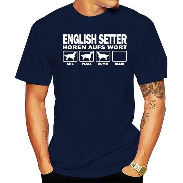 men's t-shirts t shirt english setter horen aufs wort by siviwonder unisex, White;black
men's t-shirts t shirt english setter horen aufs wort by siviwonder unisex, White;black