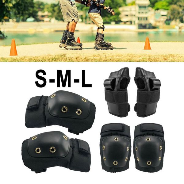 elbow & knee pads roller skate wrist guards protectors adjustable safety gear for kids cycling skating skateboard bike scooter, Black;gray
elbow & knee pads roller skate wrist guards protectors adjustable safety gear for kids cycling skating skateboard bike scooter, Black;gray