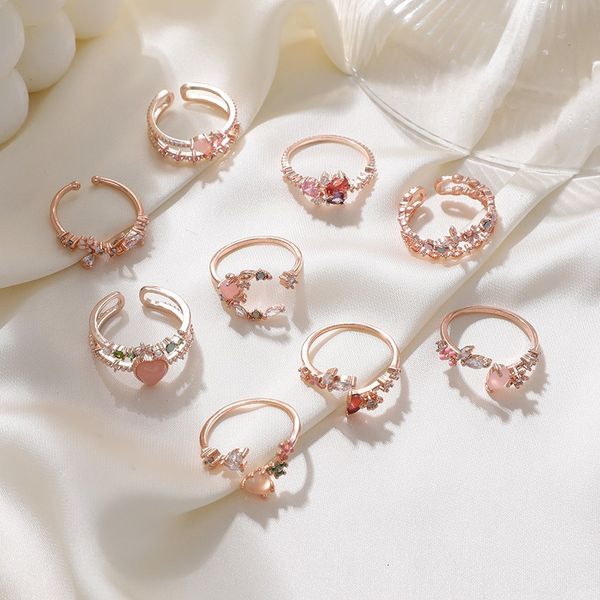 japan and south korea personality niche ins super fairy simple zircon love versatile ornament fashion opening ring hand, Silver
japan and south korea personality niche ins super fairy simple zircon love versatile ornament fashion opening ring hand, Silver