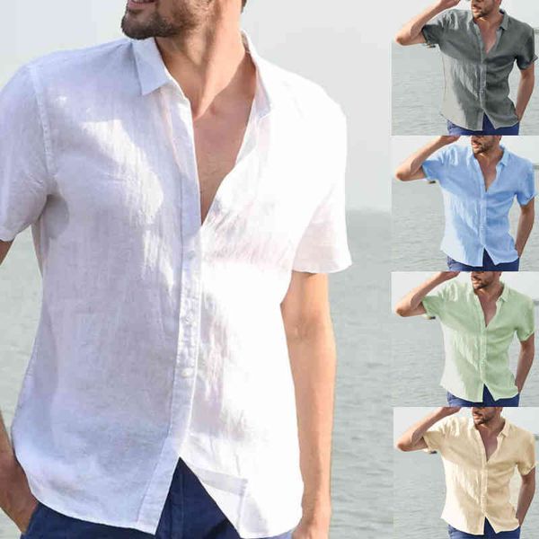 summer casual shirts for men short sleeve linen cotton shirt masculina camisa slim fit male blouse homme chemise, White;black
summer casual shirts for men short sleeve linen cotton shirt masculina camisa slim fit male blouse homme chemise, White;black