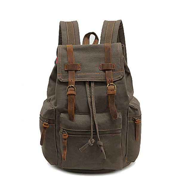 backpack men's travel bags fashion vintage canvas school bag large capacity laptop
backpack men's travel bags fashion vintage canvas school bag large capacity laptop