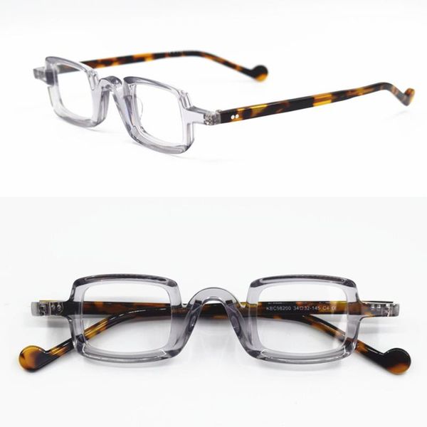fashion sunglasses frames 2021 vintage small rectangle eyeglass acetate full rim men women clear lenses optical prescription, Black
fashion sunglasses frames 2021 vintage small rectangle eyeglass acetate full rim men women clear lenses optical prescription, Black