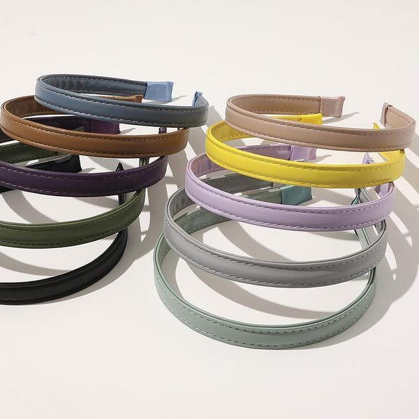fashion headbands for hair woman band elegant solid color synthetic leather hoop bezel hairband girls accessories1
fashion headbands for hair woman band elegant solid color synthetic leather hoop bezel hairband girls accessories1