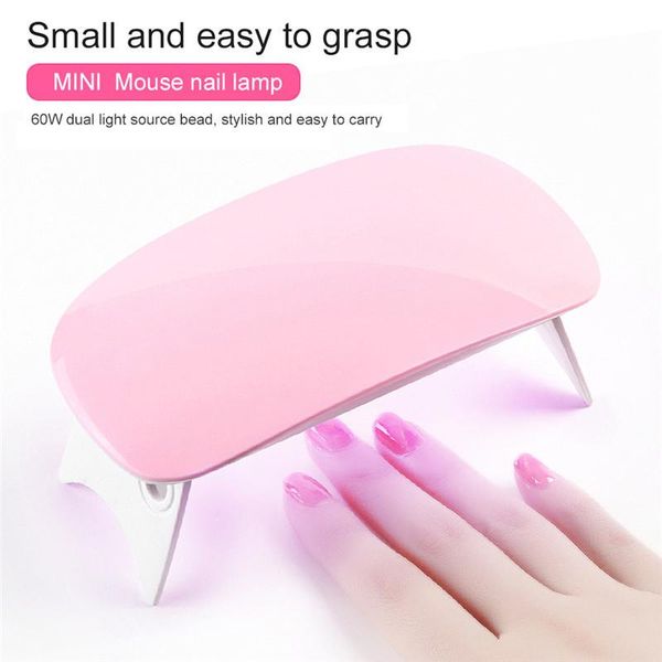 nail art equipment 6w pink white dryer machine uv led lamp portable home use gel varnish tools, Silver
nail art equipment 6w pink white dryer machine uv led lamp portable home use gel varnish tools, Silver