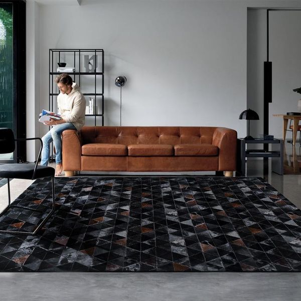 carpets american style luxury cowhide patch work rug, natural black color cow skin fur carpet for living room decoration mat
carpets american style luxury cowhide patch work rug, natural black color cow skin fur carpet for living room decoration mat