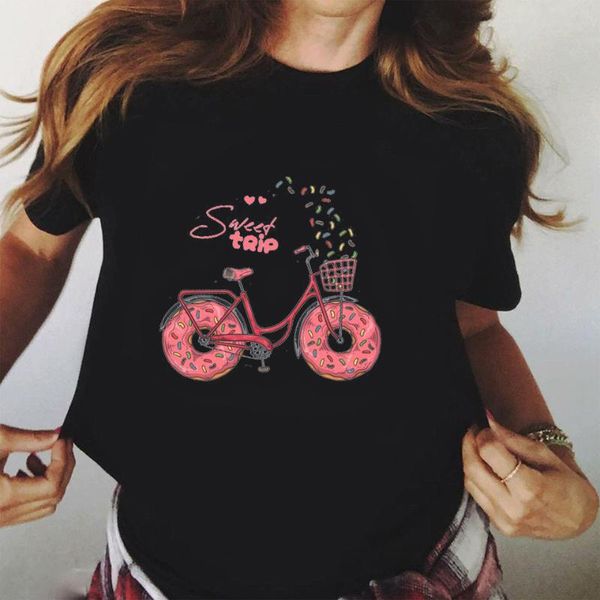 summer t shirt women harajuku kawaii donuts print tshirt ulzzang graphic tees 90s girls fashion female woman tshirts women's t-shirt, White
summer t shirt women harajuku kawaii donuts print tshirt ulzzang graphic tees 90s girls fashion female woman tshirts women's t-shirt, White