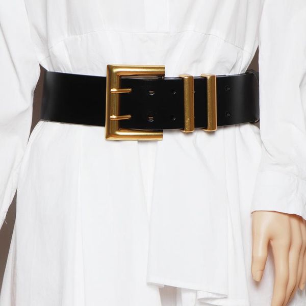 belts ins fashionable girl double buckle leather hollow black decorative waist-sealed wide belt lady with coat skirt, Black;brown
belts ins fashionable girl double buckle leather hollow black decorative waist-sealed wide belt lady with coat skirt, Black;brown
