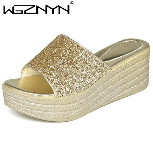 slippers luxury jewelry designer 6cm wedge women platform heels slides sequined high ladies shoes summer woman sandals, Black
slippers luxury jewelry designer 6cm wedge women platform heels slides sequined high ladies shoes summer woman sandals, Black