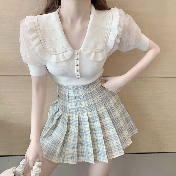 party dresses white t-shirt female 2021 french lace bubble knitting with summer short sleeve base coat 59uj, White;black
party dresses white t-shirt female 2021 french lace bubble knitting with summer short sleeve base coat 59uj, White;black