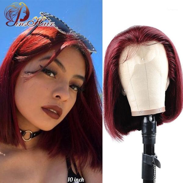 burgundy 99j 13*1 deep part lace human hair wigs pre plucked 150% straight bob front wig brazilian remy pinshair1, Black;brown
burgundy 99j 13*1 deep part lace human hair wigs pre plucked 150% straight bob front wig brazilian remy pinshair1, Black;brown