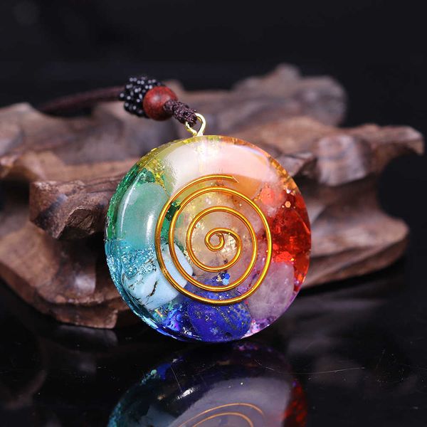 reiki necklace for women chakra orgonite energy pendant energy balance converter yoga healing jewelry x0707, Silver
reiki necklace for women chakra orgonite energy pendant energy balance converter yoga healing jewelry x0707, Silver