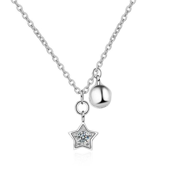 meekcat genuine 925 sterling silver star & bell charm women pendant necklace sterling silver jewelry
meekcat genuine 925 sterling silver star & bell charm women pendant necklace sterling silver jewelry