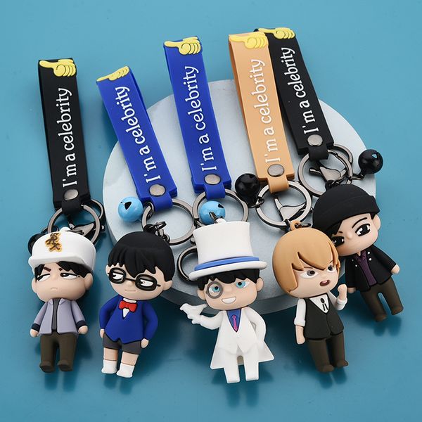 creative soft plastic pvc leather rope character cartoon men and women bag key ring a1, Silver
creative soft plastic pvc leather rope character cartoon men and women bag key ring a1, Silver