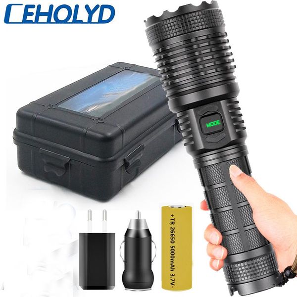 4-core xhp70.2 powerful led usb rechargeable power bank battery flash light torch aluminum zoomable waterproof flashlights to torches
4-core xhp70.2 powerful led usb rechargeable power bank battery flash light torch aluminum zoomable waterproof flashlights to torches