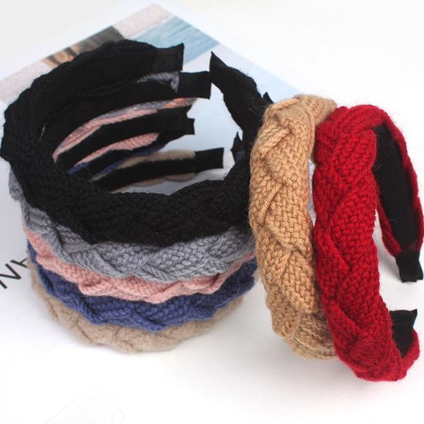 hair accessories 2021 women's twist knit woolen knitted bands soft braid headband female hairbands
hair accessories 2021 women's twist knit woolen knitted bands soft braid headband female hairbands