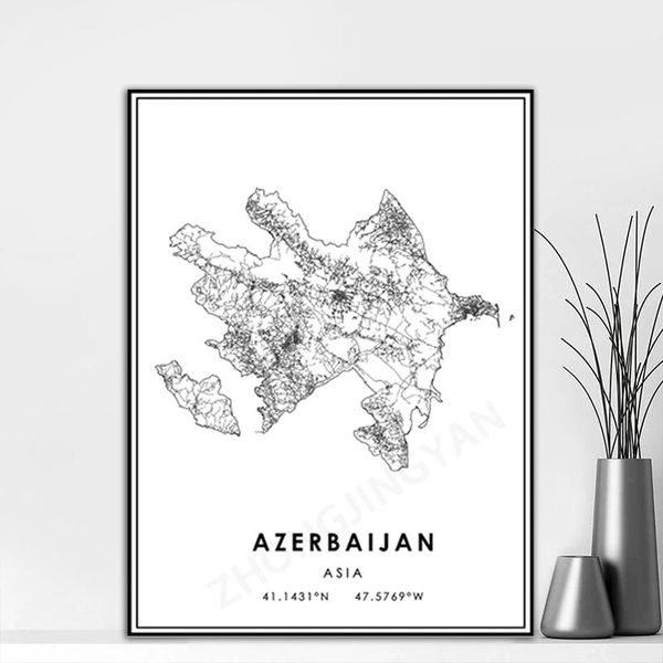 paintings black and white city map the azerbaijan poster asia country hd print wall art canvas painting for home decor artwork
paintings black and white city map the azerbaijan poster asia country hd print wall art canvas painting for home decor artwork